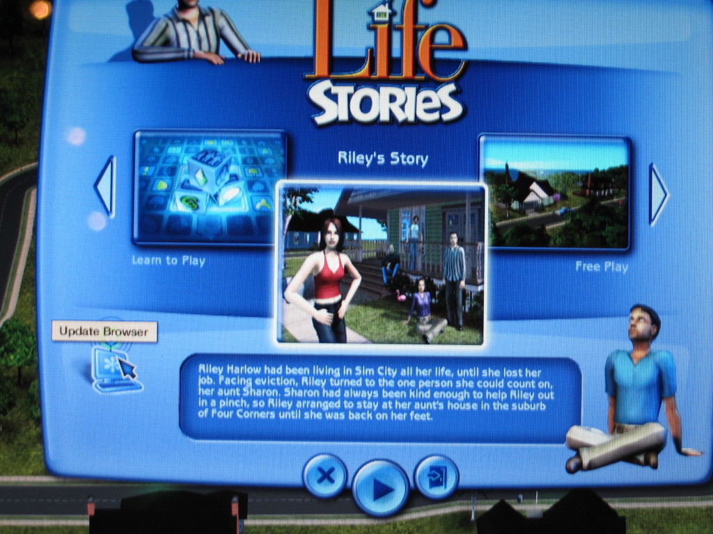 sims life stories